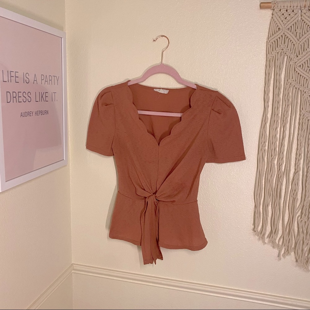 Peplum Top- WORN ONCE